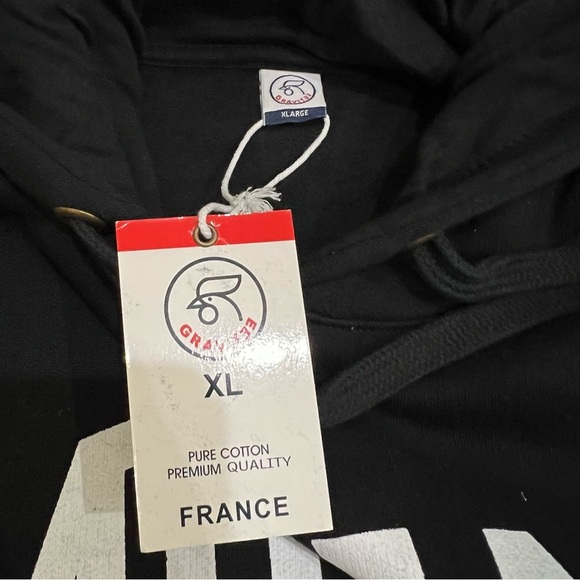 Monaco Monte Carlo Black Sweatshirt Hoodie Men Size XL New Hooded Gravitee NWT - Picture 12 of 15